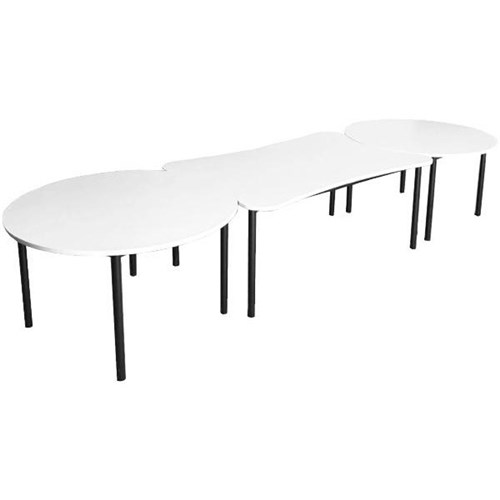 Dog & Bone Table Set Snowdrift White 550mm