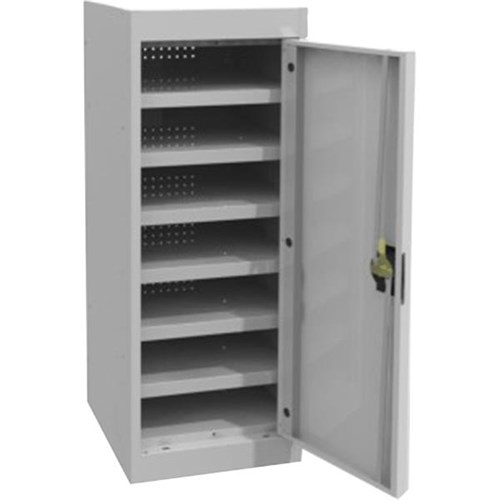 Precision Laptop Locker 7 Tier Silver Grey