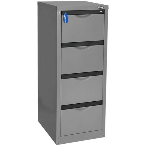 Europlan 505W Forte Filing Cabinet 4 Drawer Stone Grey