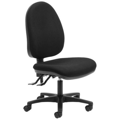 Logic Task Chair 3 Levers High Back Black