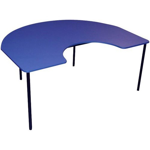 SitRite Group Moon Table Blue/Black