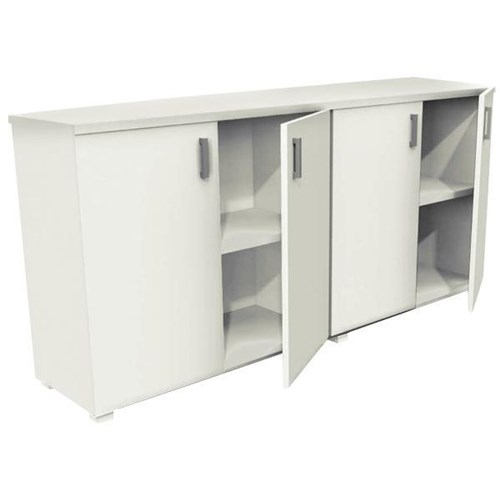 City Credenza Hinged Doors 1800mm Snowdrift/Storm