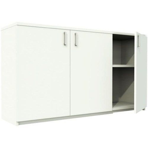 Urban Credenza Hinged Doors 1500mm Snowdrift White