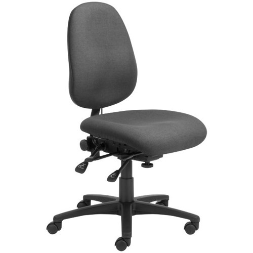 Sesto Heavy Duty Chair 3 Levers Quantum Fabric/Storm