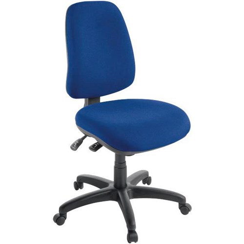 Tactic Task Chair High Back 3 Lever Quantum Fabric/Riviera