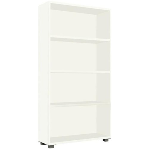 City Value Bookcase 1600mm Snowdrift White