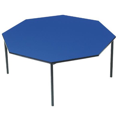 Token School Table 550mm Charcoal Legs Memphis Blue