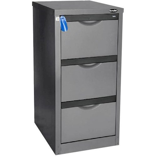 Europlan 505W Forte Filing Cabinet 3 Drawer Stone Grey