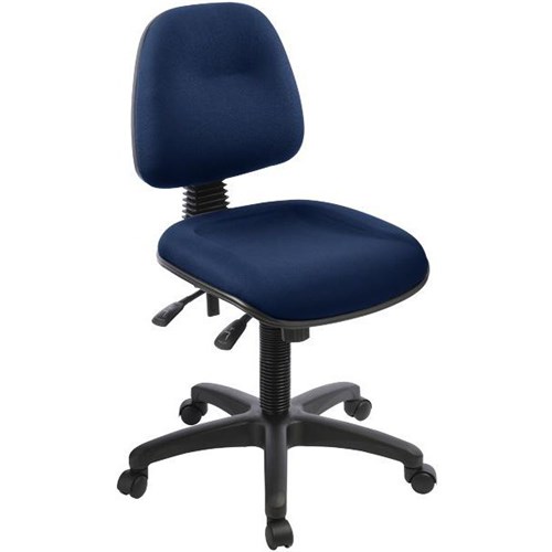 Graphic Chair Mid Back 3 Levers Charade Fabric/Navy