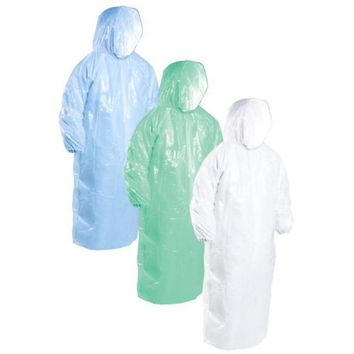 Eagle Disposable Splash Jacket With Hood, Box of 200