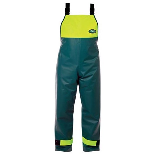 Aquaseal Fishermans Bib Overtrousers Fluro Yellow/Aqua