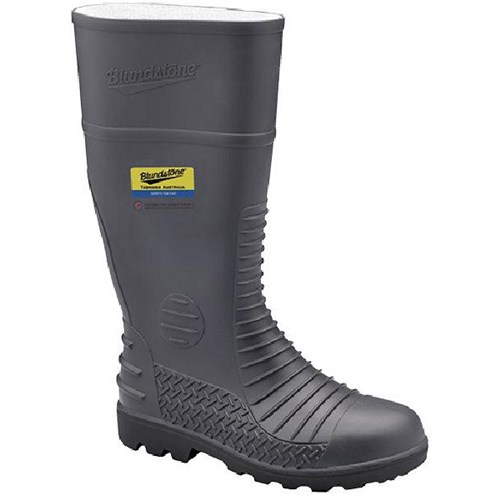 Blundstone Steel Cap 025 Safety Gumboots Grey