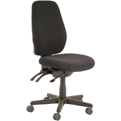 Aura Ergo+ Operator Chair 3 Lever High Back Nylon Base