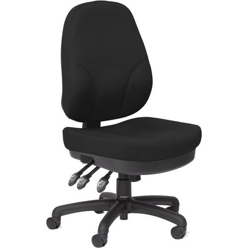 Plymouth Heavy Duty Chair High Back 3 Lever Breathe Fabric