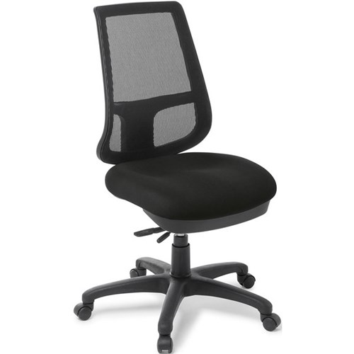 Eden Office Strategy Synchro Chair Mesh Back Poly Fabric/Black