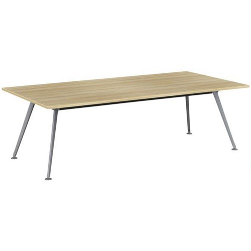 Galaxy Boardroom Table 2400x1200mm Atlantic Oak